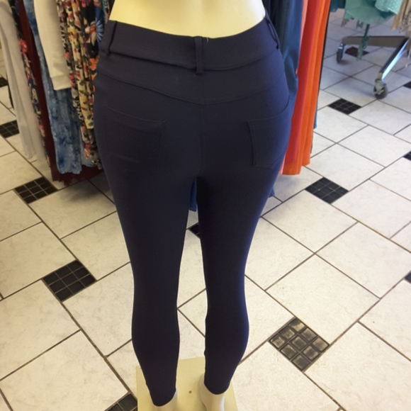 Lara Size Small blue stretch pants - Picture 4 of 8